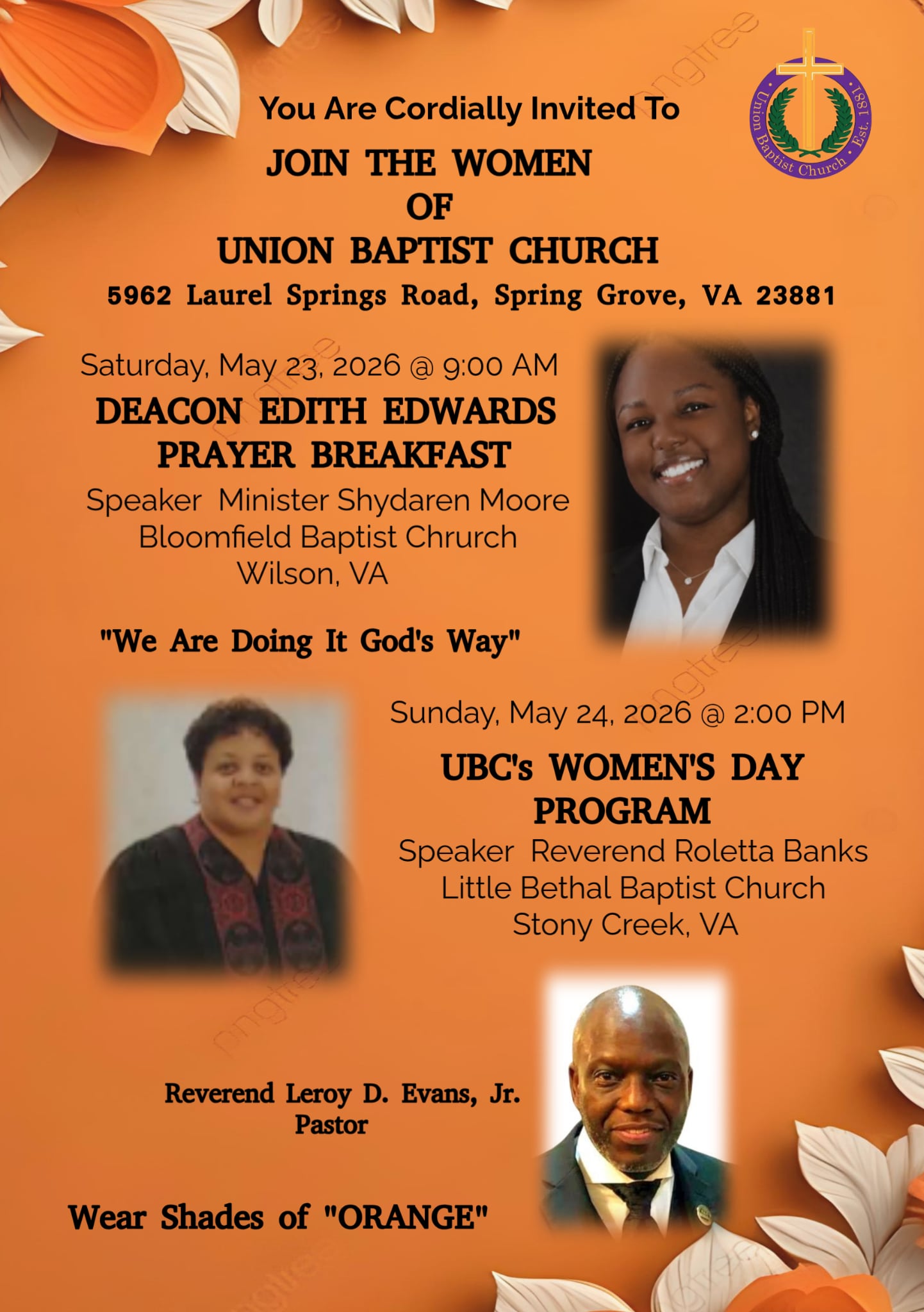 Deacon Edith Edwards Prayer Breakfast