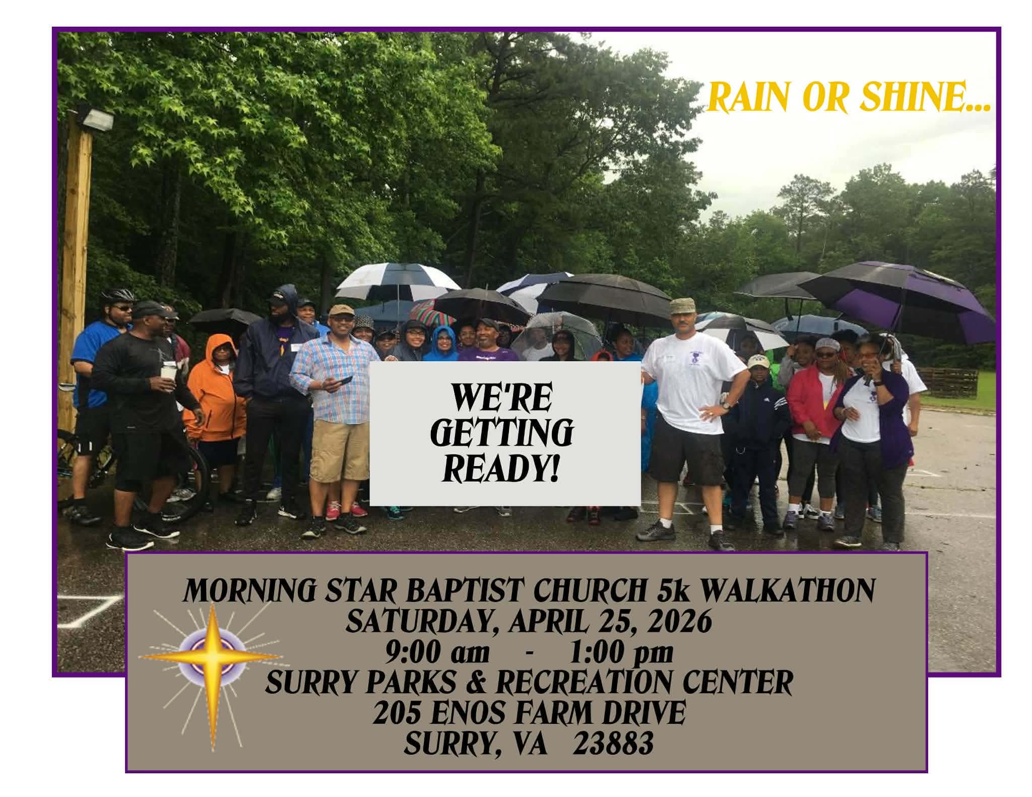 Morning Star Baptist Church Walk-a-thon
